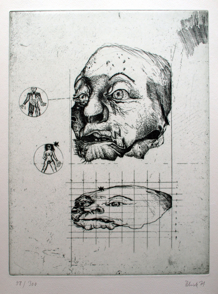 Wolfgang Petrick Kopfstudie